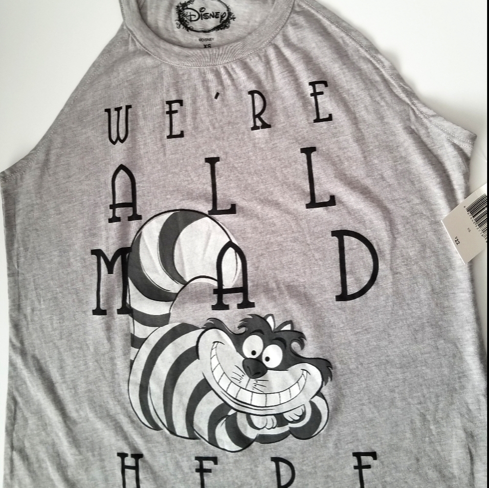 Disney We're All Mad Here Cheshire Cat Tank